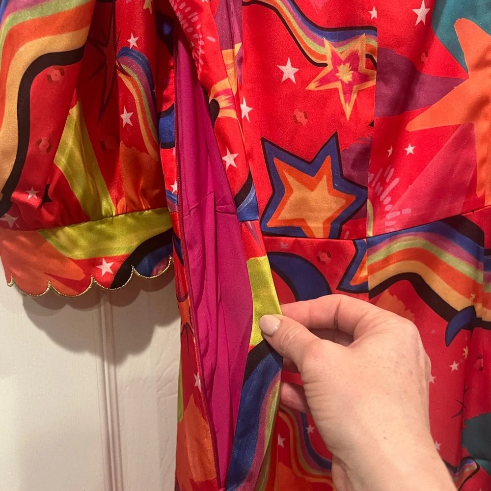 Alden Adair Colorful Heart and Star Dress - Picture 9 of 10